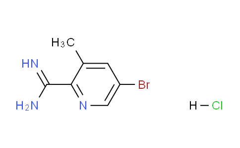 CAS No. 1179360-96-3, 5-bromo-3-methylpicolinimidamide hydrochloride
