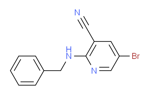 CAS No. 1346534-91-5, 2-(benzylamino)-5-bromonicotinonitrile
