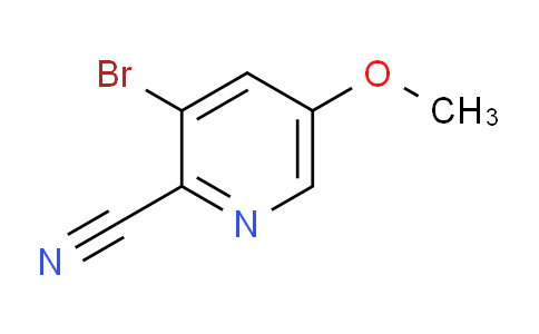 CAS No. 717843-46-4, 3-bromo-5-methoxypicolinonitrile