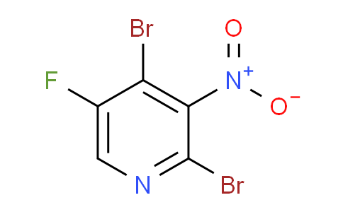 CAS No. 884494-91-1, 2,4-dibromo-5-fluoro-3-nitropyridine