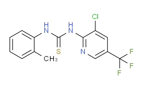 CAS No. 326815-30-9, 1-(3-chloro-5-(trifluoromethyl)pyridin-2-yl)-3-(o-tolyl)thiourea