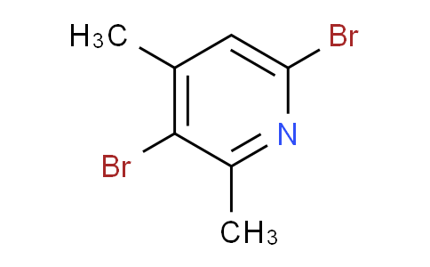 CAS No. 5006-57-5, 3,6-dibromo-2,4-dimethylpyridine