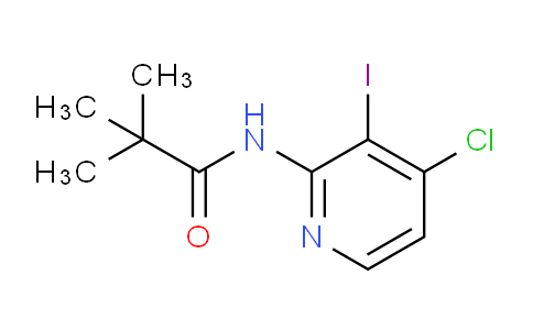 CAS No. 898561-61-0, N-(4-chloro-3-iodopyridin-2-yl)pivalamide