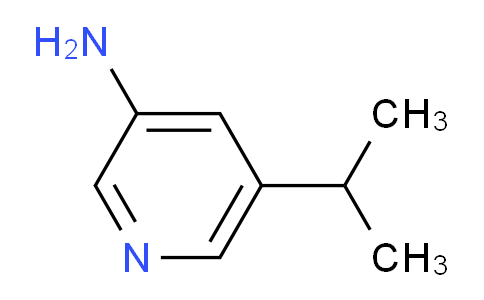 CAS No. 1256821-12-1, 5-isopropylpyridin-3-amine