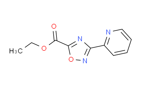 CAS No. 163719-76-4, ethyl 3-(pyridin-2-yl)-1,2,4-oxadiazole-5-carboxylate