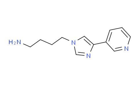 CAS No. 173838-63-6, 4-(4-(pyridin-3-yl)-1H-imidazol-1-yl)butan-1-amine