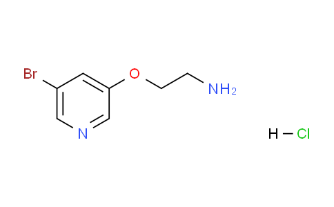 CAS No. 1112983-14-8, 2-((5-bromopyridin-3-yl)oxy)ethan-1-amine hydrochloride