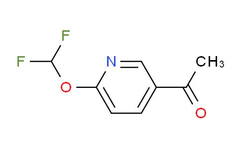 CAS No. 1198166-10-7, 1-(6-(difluoromethoxy)pyridin-3-yl)ethan-1-one