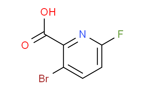 CAS No. 1211589-43-3, 3-bromo-6-fluoropicolinic acid