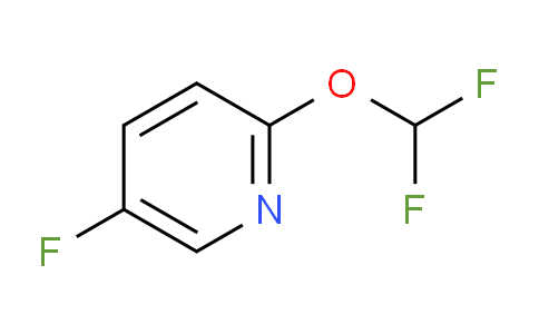 CAS No. 1214360-67-4, 2-(difluoromethoxy)-5-fluoropyridine