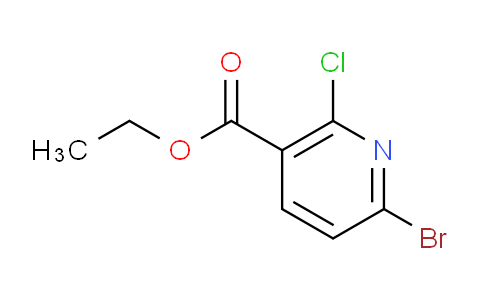 CAS No. 1214335-22-4, ethyl 6-bromo-2-chloronicotinate