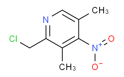 CAS No. 153476-68-7, 2-(chloromethyl)-3,5-dimethyl-4-nitropyridine