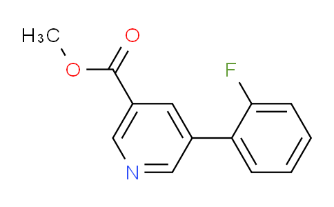 CAS No. 893734-73-1, methyl 5-(2-fluorophenyl)nicotinate