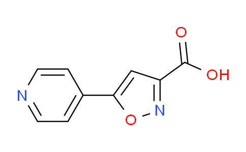 CAS No. 893638-41-0, 5-(pyridin-4-yl)isoxazole-3-carboxylic acid