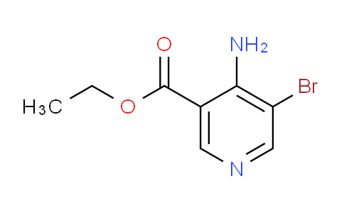 CAS No. 1240595-43-0, ethyl 4-amino-5-bromonicotinate