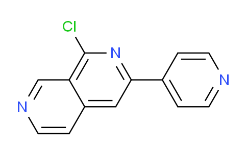 CAS No. 1211593-56-4, 1-Chloro-3-(pyridin-4-yl)-2,7-naphthyridine
