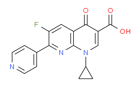 DY711335 | 99108-94-8 | 1-cyclopropyl-6-fluoro-4-oxo-7-(pyridin-4-yl)-1,4-dihydro-1,8-naphthyridine-3-carboxylic acid