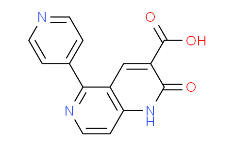 CAS No. 102995-79-9, 2-oxo-5-(pyridin-4-yl)-1,2-dihydro-1,6-naphthyridine-3-carboxylic acid
