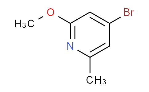 CAS No. 1083169-00-9, 4-bromo-2-methoxy-6-methylpyridine