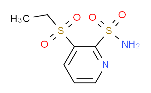 CAS No. 117671-01-9, 3-(Ethylsulfonyl)pyridine-2-sulfonamide