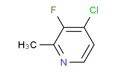 CAS No. 1195251-01-4, 4-Chloro-3-fluoro-2-methylpyridine