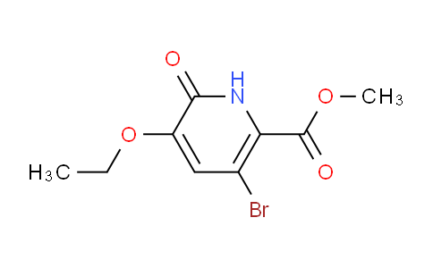 CAS No. 1196959-77-9, methyl 3-bromo-5-ethoxy-6-oxo-1,6-dihydropyridine-2-carboxylate