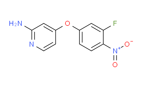 CAS No. 1337931-92-6, 4-(3-fluoro-4-nitrophenoxy)pyridin-2-amine