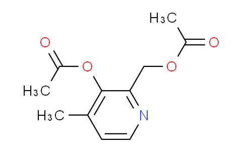 CAS No. 143509-35-7, (3-acetoxy-4-methylpyridin-2-yl)methyl acetate