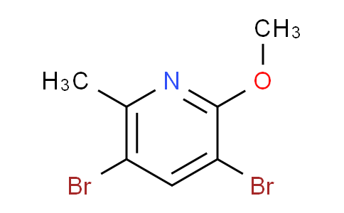 CAS No. 156094-65-4, 3,5-dibromo-2-methoxy-6-methylpyridine