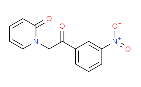 CAS No. 213766-47-3, 1-(2-(3-nitrophenyl)-2-oxoethyl)pyridin-2(1H)-one