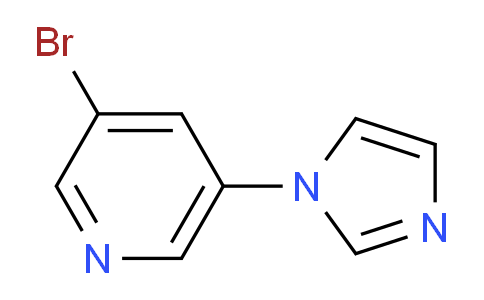 CAS No. 263868-66-2, 3-bromo-5-(1H-imidazol-1-yl)pyridine