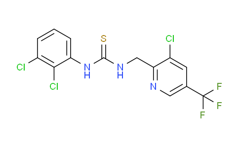 CAS No. 326815-14-9, 1-((3-chloro-5-(trifluoromethyl)pyridin-2-yl)methyl)-3-(2,3-dichlorophenyl)thiourea