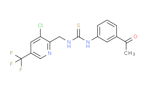 MC711441 | 326815-21-8 | 1-(3-acetylphenyl)-3-((3-chloro-5-(trifluoromethyl)pyridin-2-yl)methyl)thiourea