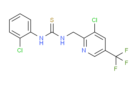 CAS No. 326815-10-5, 1-((3-chloro-5-(trifluoromethyl)pyridin-2-yl)methyl)-3-(2-chlorophenyl)thiourea