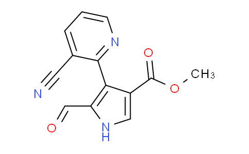 CAS No. 398125-12-7, methyl 4-(3-cyanopyridin-2-yl)-5-formyl-1H-pyrrole-3-carboxylate