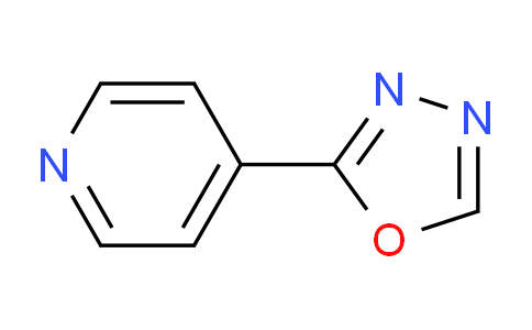 CAS No. 64001-70-3, 2-(pyridin-4-yl)-1,3,4-oxadiazole