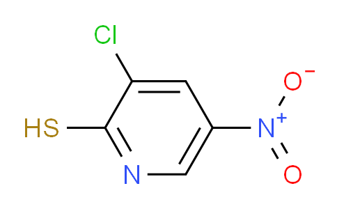 CAS No. 64007-60-9, 3-Chloro-5-nitro-2-pyridinethiol