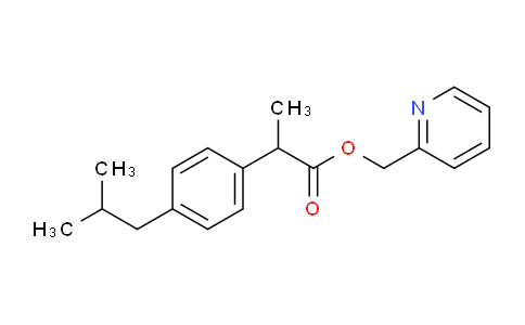 CAS No. 64622-45-3, pyridin-2-ylmethyl 2-(4-isobutylphenyl)propanoate