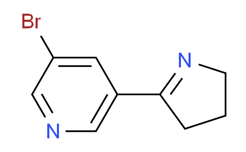 CAS No. 64319-85-3, 3-Bromo-5-(3,4-dihydro-2H-pyrrol-5-yl)pyridine