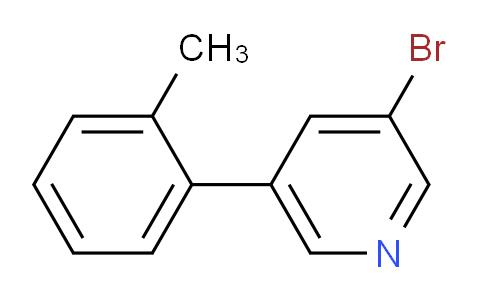 CAS No. 675590-12-2, 3-bromo-5-(o-tolyl)pyridine