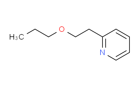 CAS No. 70644-45-0, 2-(2-propoxyethyl)pyridine