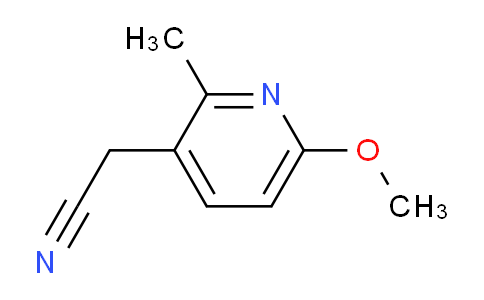 CAS No. 853569-73-0, 2-(6-methoxy-2-methylpyridin-3-yl)acetonitrile