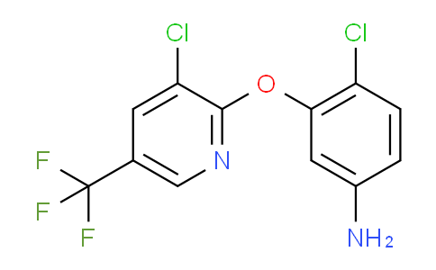 4-Chloro-3-((3-chloro-5-(trifluoromethyl)pyridin-2-yl)oxy)aniline
