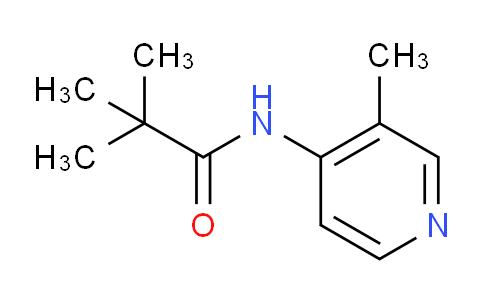 CAS No. 86847-73-6, N-(3-methylpyridin-4-yl)pivalamide