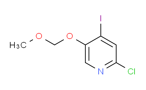 CAS No. 877133-57-8, 2-chloro-4-iodo-5-(methoxymethoxy)pyridine