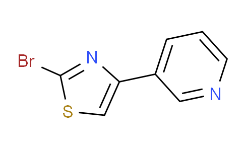 CAS No. 886370-95-2, 2-Bromo-4-(pyridin-3-yl)thiazole