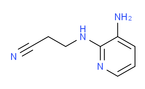CAS No. 223377-07-9, 3-((3-aminopyridin-2-yl)amino)propanenitrile