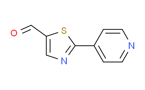 CAS No. 21346-36-1, 2-(pyridin-4-yl)thiazole-5-carbaldehyde