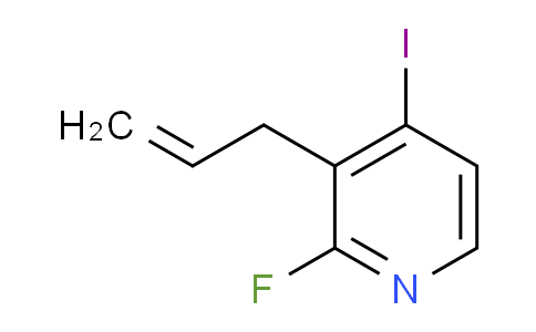 CAS No. 340268-75-9, 3-allyl-2-fluoro-4-iodopyridine