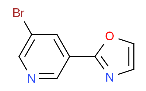 CAS No. 342600-96-8, 2-(5-bromopyridin-3-yl)oxazole